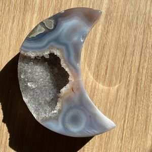 Druzy Agate Moon Crystal